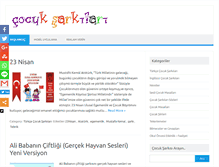 Tablet Screenshot of cocuksarkilari.org